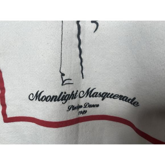 Alpha Gamma Delta Moonlight Masquerade Pledge Dance Sweatshirt Vintage 1989 - Picture 5 of 12